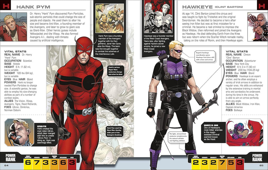 Marvel Avengers The Ultimate Character Guide New Edition (DK Bilingual Visual Dictionary)
